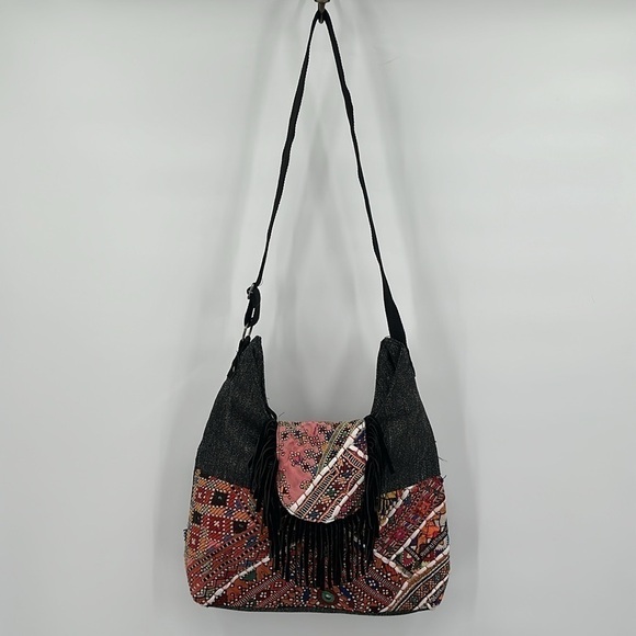 Airavat Trading Company Multicolor Embroidered Crossbody Purse - Picture 3 of 14